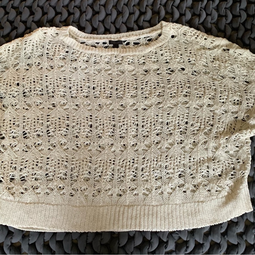 Soma women’s crochet sweater - size medium